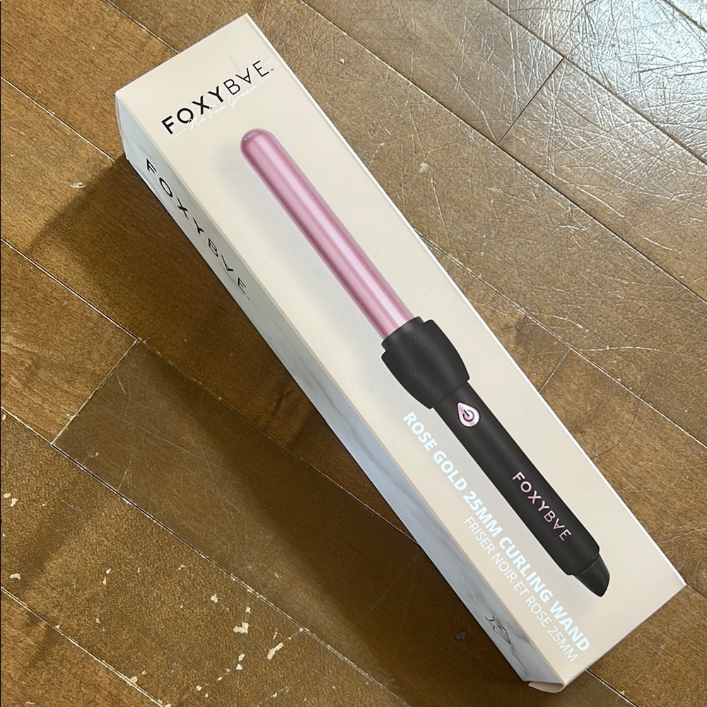 FoxyBae Rose Gold 25 mm Curling Wand